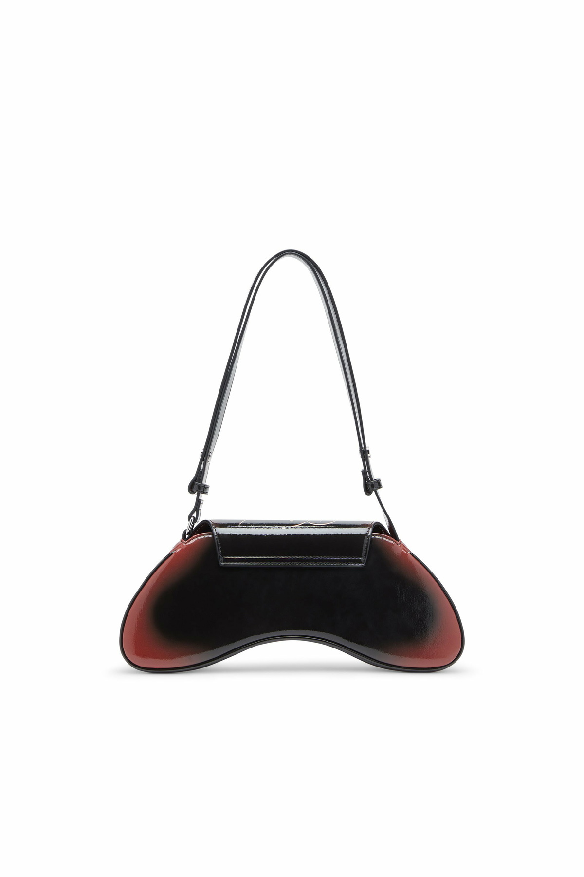 Diesel Play-Shoulder bag in printed glossy PU - Shoulder Bags 
