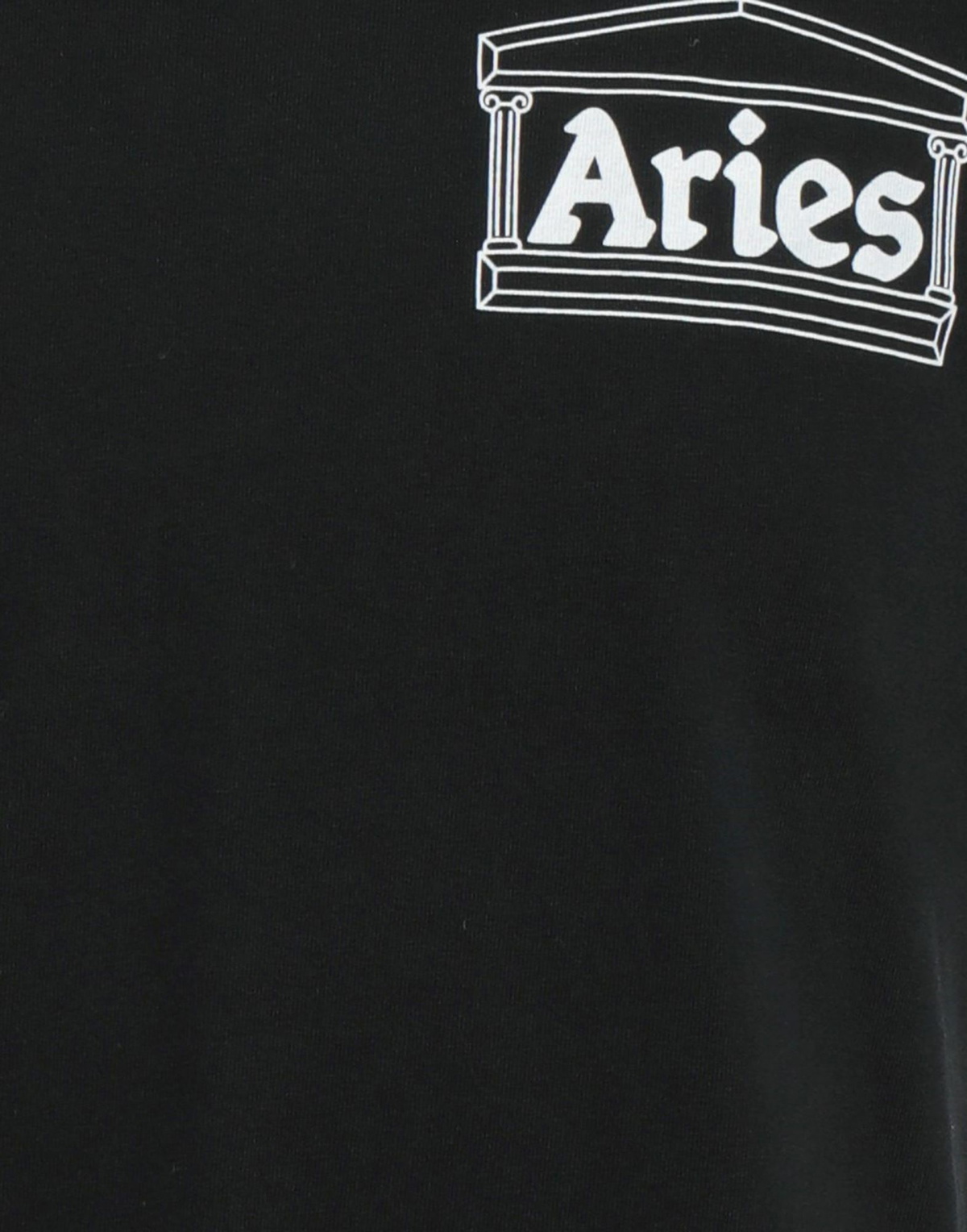 Aries Mens T-shirt in Black
