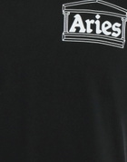 Aries Mens T-shirt in Black