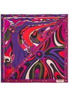 Pucci Printed Silk-twill Scarf - Multicoloured 1 - One Size