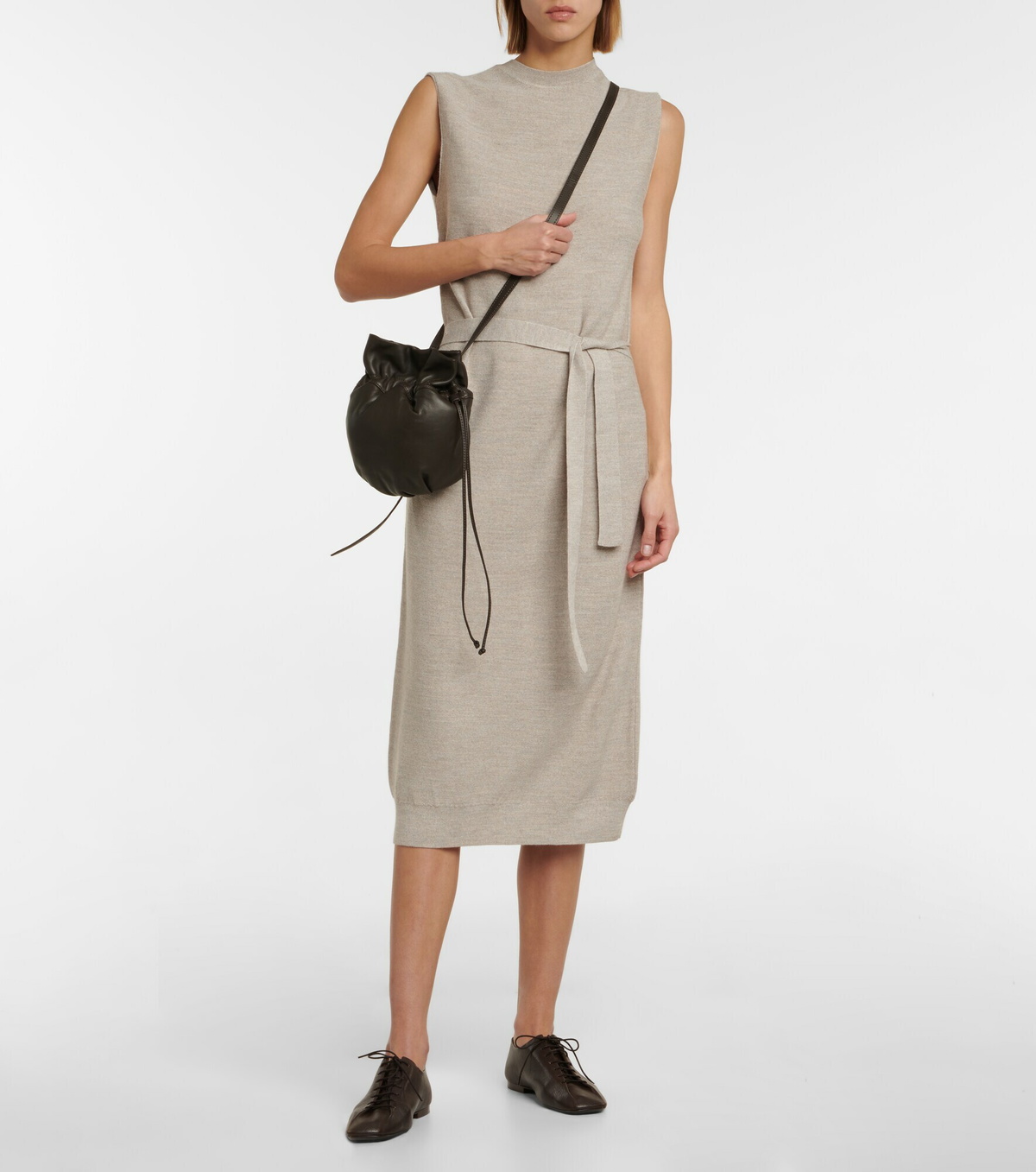 Lemaire - Wool-blend minidress
