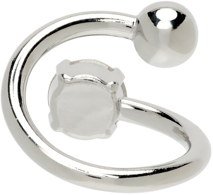 Justine Clenquet Silver Maisie Ring Justine Clenquet