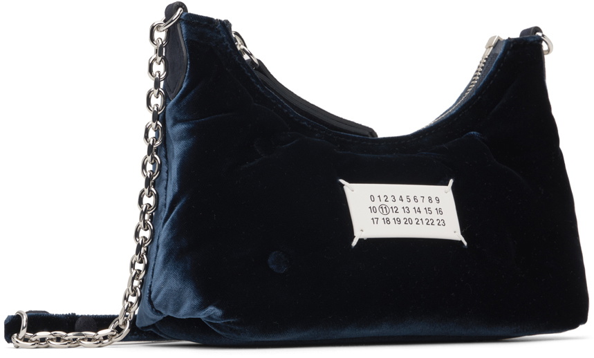 バッグ Maison Margiela 21SS Glam Slam Bag Navy Maison Margiela Navy Glam Slam Micro Bag Maison Margiela