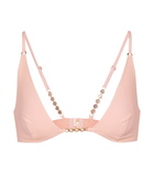 Stella McCartney - Embellished triangle bikini top