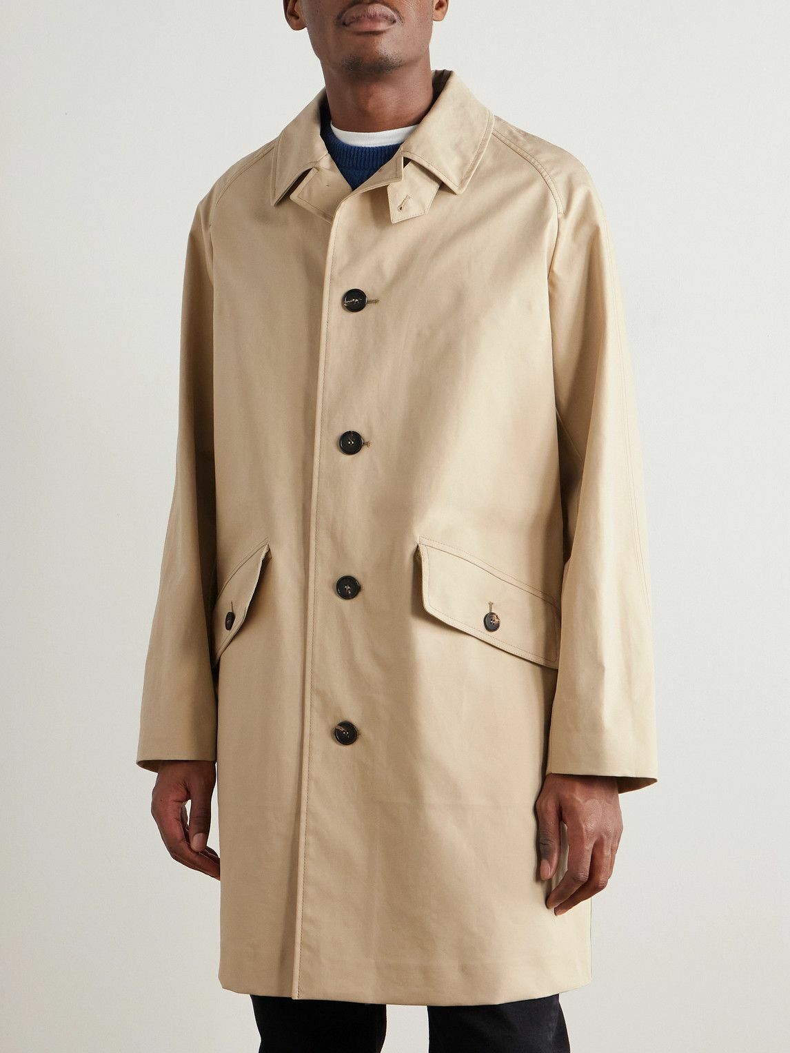 Incotex - TeknoSartorial Coated-Cotton Coat - Neutrals