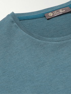 Loro Piana - Slim-Fit Silk and Cotton-Blend Jersey T-Shirt - Blue