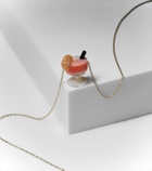 Aliita Cocktail 9kt charm necklace with mother of pearl and coral