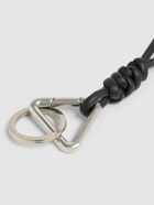 BOTTEGA VENETA Triangle Leather Key Ring