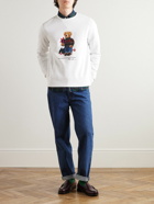 Polo Ralph Lauren - Printed Cotton-Blend Jersey Sweatshirt - White