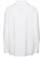 ALBERTA FERRETTI Stretch Poplin Shirt With Vest