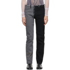 Maison Margiela Black Spliced Jeans