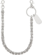 C2H4 Silver Basics Pants Keychain
