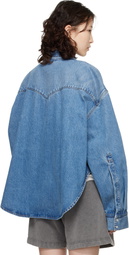 VETEMENTS Blue Cowboy Denim Shirt
