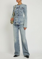 Haikure Temple Denim Jacket Blue