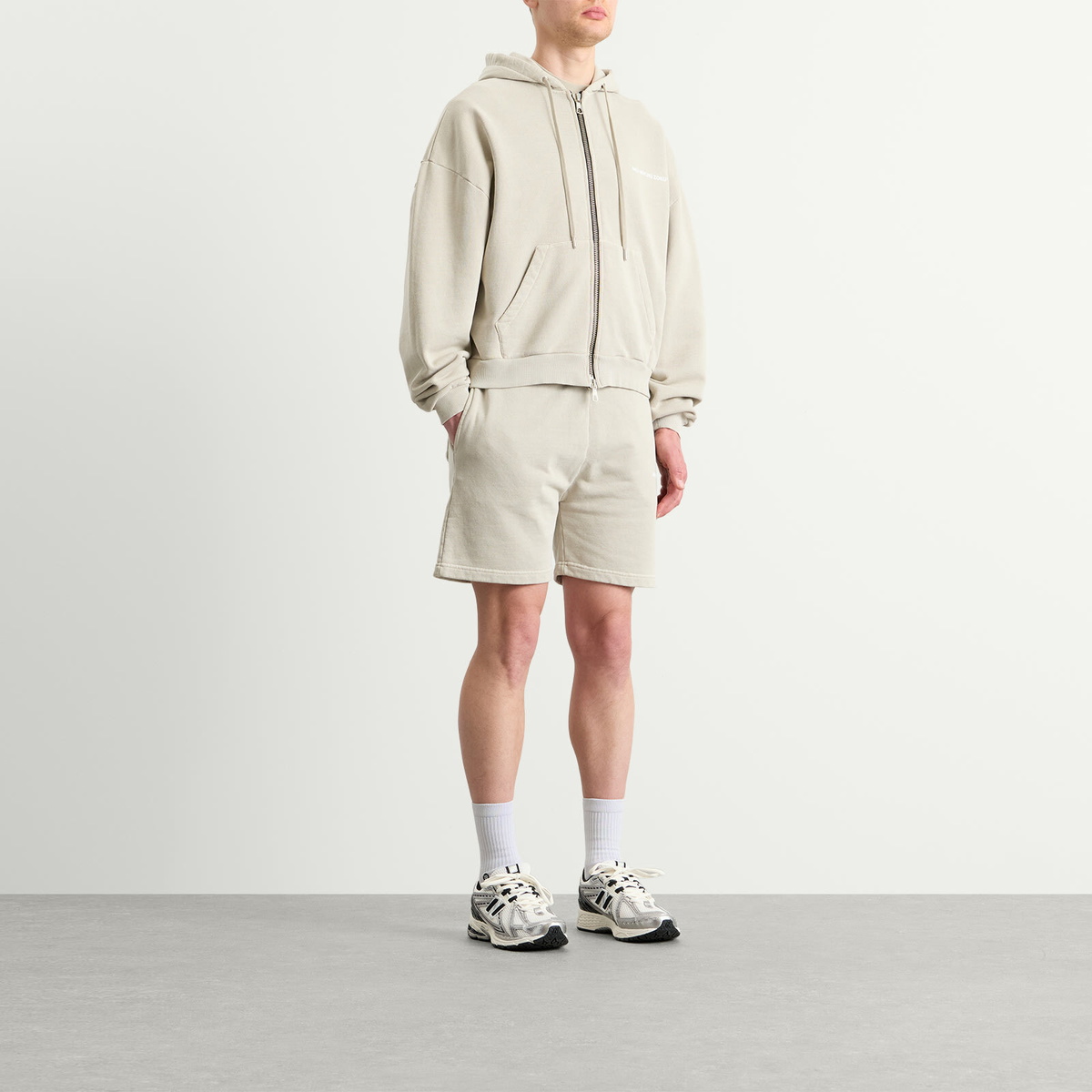 MKI Men's Uniform Sweat Shorts in Pigment Cement