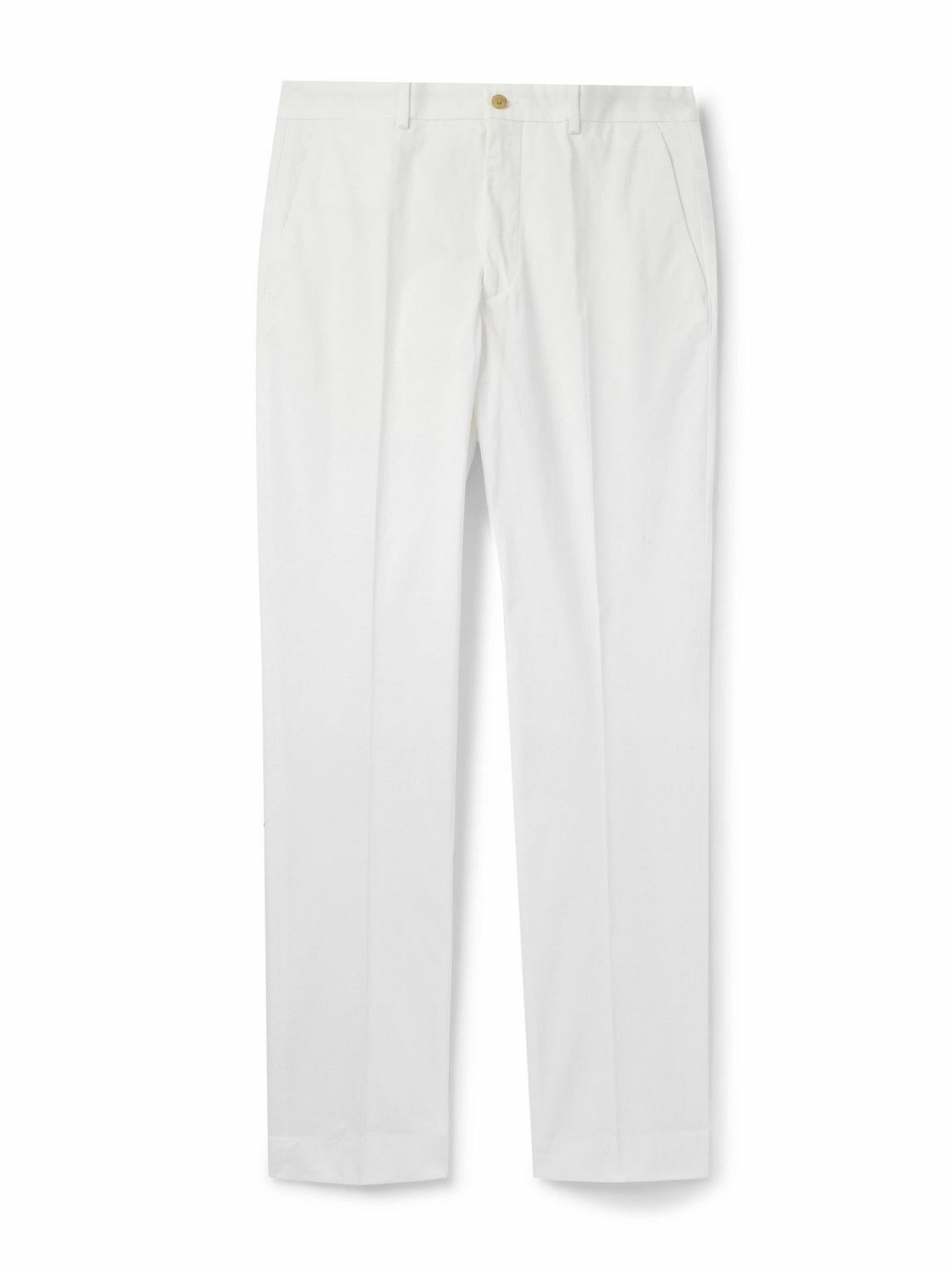 Ralph Lauren Purple label - Slim-Fit Stretch-Cotton Chinos - White