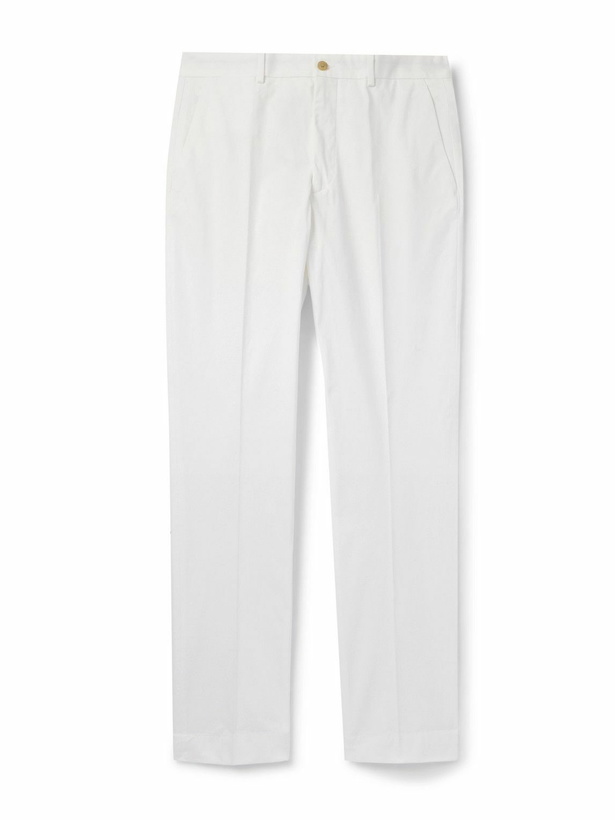 Photo: Ralph Lauren Purple label - Slim-Fit Stretch-Cotton Chinos - White