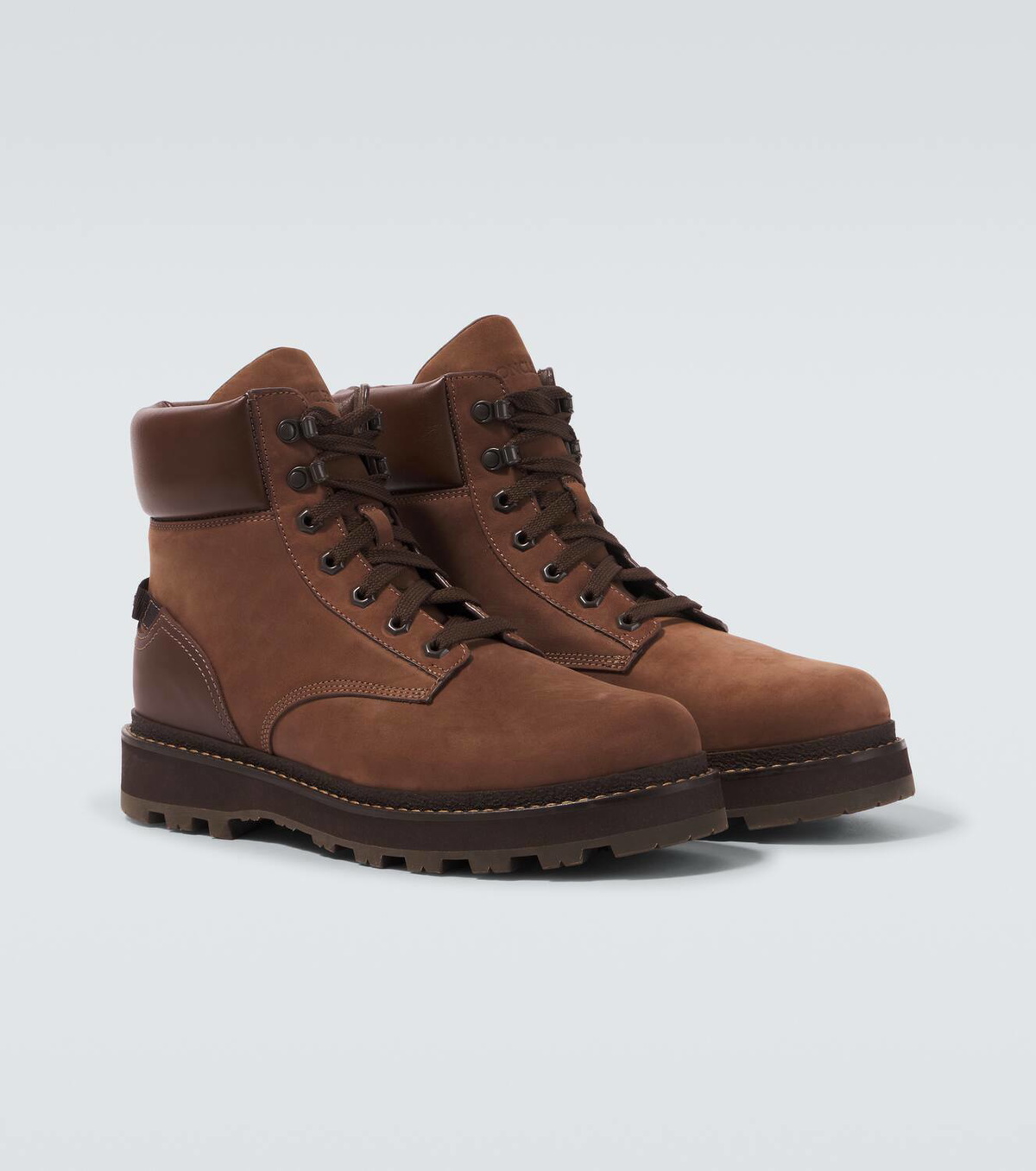 Moncler Peka leather hiking boots