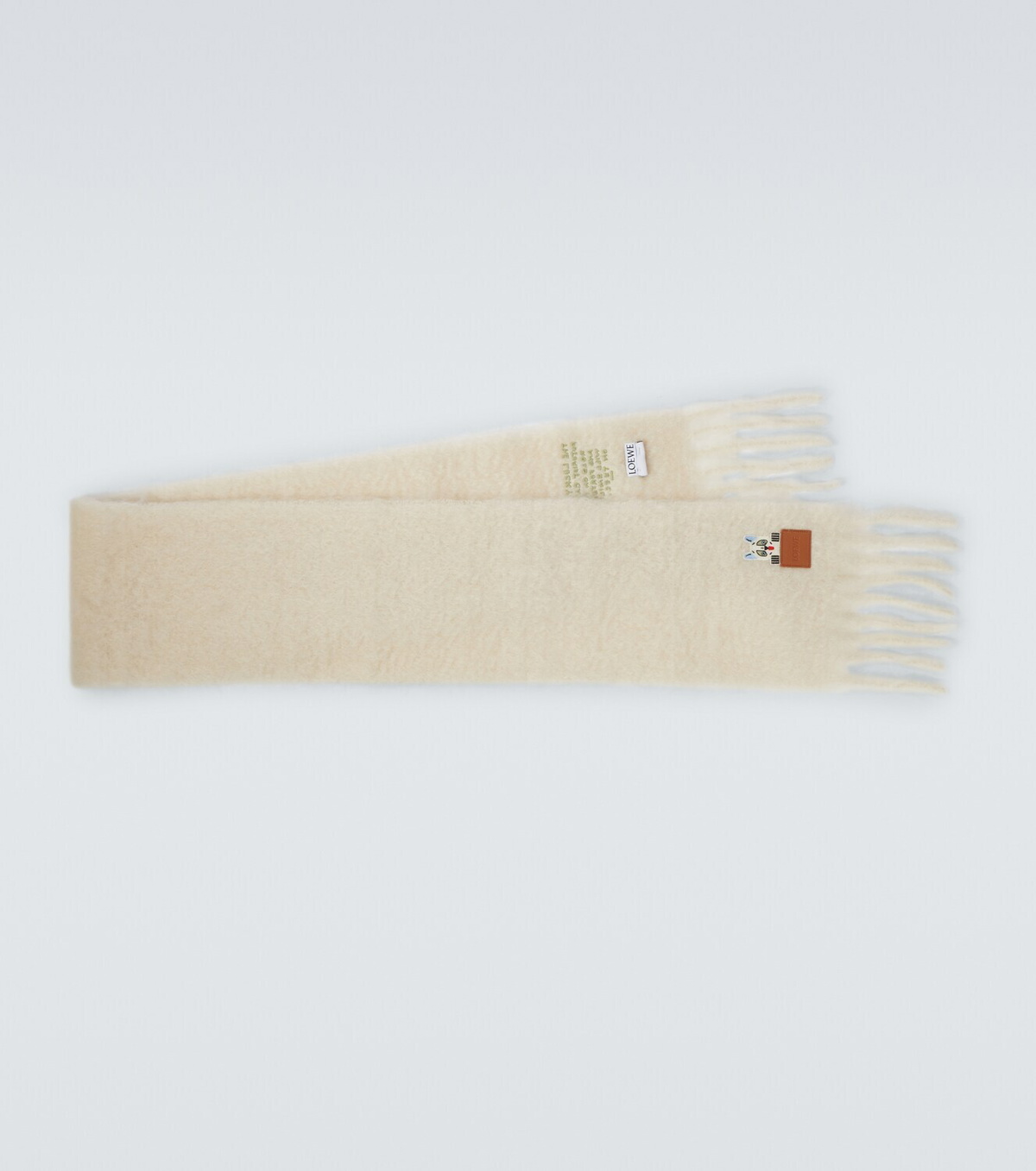 Loewe x Louis Wain mohair and wool-blend scarf