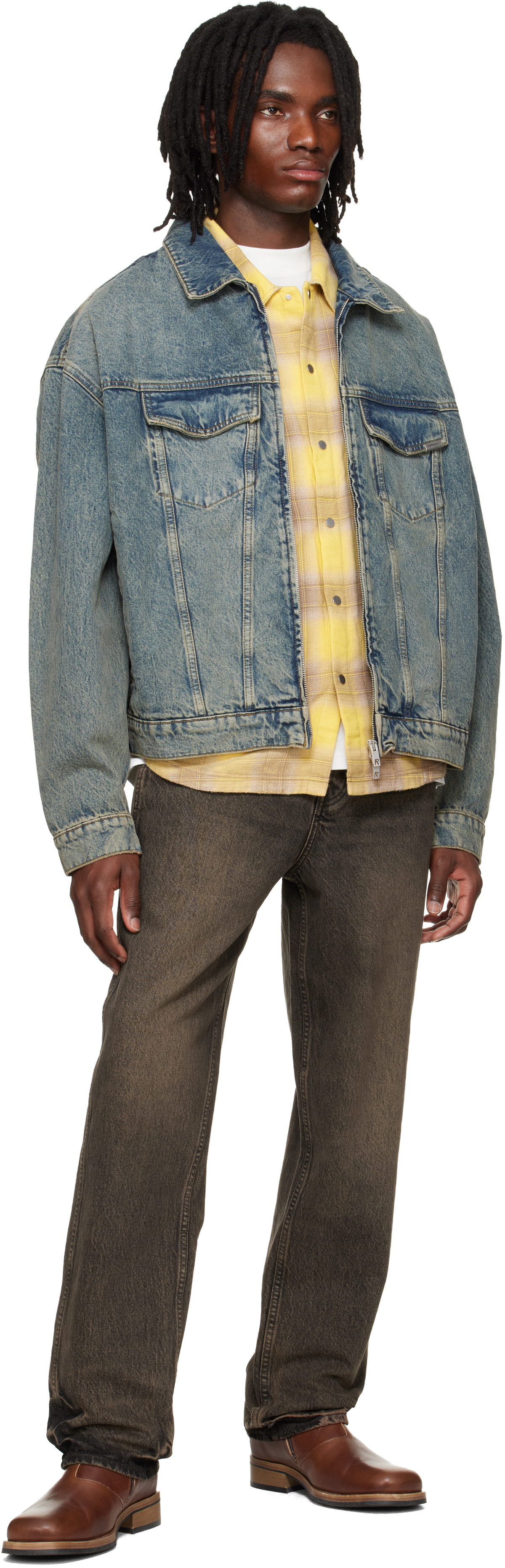 Represent Blue R4 Denim Jacket