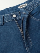 BODE - Knolly Brook Straight-Leg Embroidered Jeans - Blue