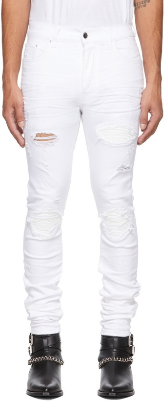 Photo: AMIRI White MX1 Jeans