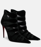 Christian Louboutin Circus Max 100 suede ankle boots