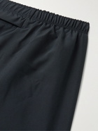 Nike Running - Challenger Straight-Leg Mesh-Trimmed Printed Dri-FIT Shorts - Black