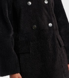 Yves Salomon Double-breasted shearling coat