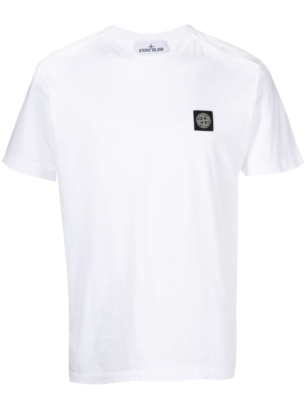 T-shirt Stone Island - Blanc - Coton - Taille M - Neuf Avec étiquettes - Logo Brodé