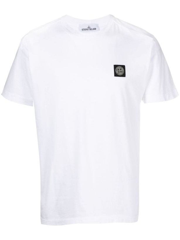 Photo: STONE ISLAND - Logo Cotton T-shirt