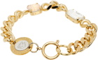 IN GOLD WE TRUST PARIS Gold Curb Chain Bracelet