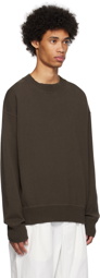 MHL by Margaret Howell Brown Flatlock Sweater