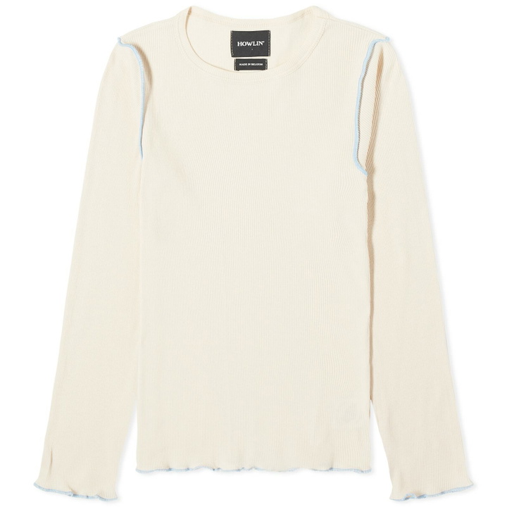 Photo: Howlin by Morrison Women's Howlin' High Score Long Sleeve T-Shirt in Sandshell
