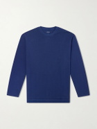 Noah - Cotton-Piqué Sweater - Blue