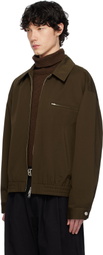 AFTER PRAY Brown Richard Drizzler Jacket