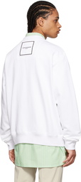 Wooyoungmi White Cotton Sweatshirt