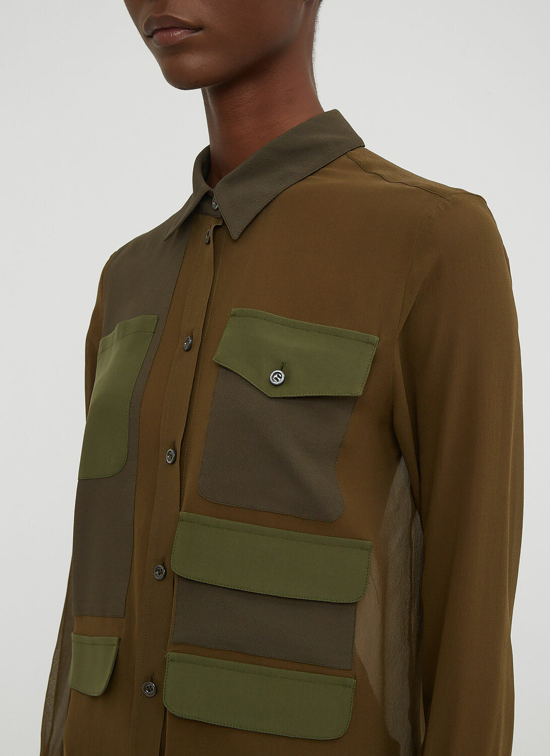 Altuzarra Havens Patched Shirt