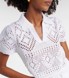 Polo Ralph Lauren Scalloped cotton lace top