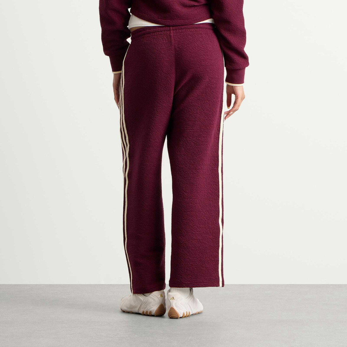 Adidas Women's Firebird Track Pant in Maroon/Vivid Red