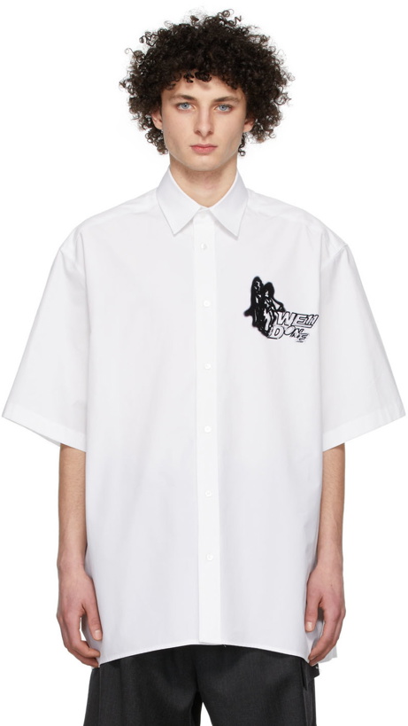 Photo: We11done White Cotton Shirt