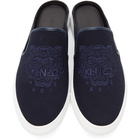 Kenzo Navy Tiger K-Skate Slip-On Sneakers