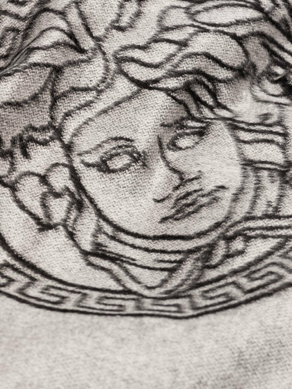 Versace Grey Greca Blanket