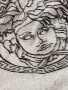 Versace Grey Greca Blanket
