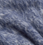 Massimo Alba - Neil Mélange Brushed-Cashmere Sweater - Blue