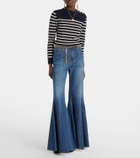 Chloé Striped wool and cashmere sweater