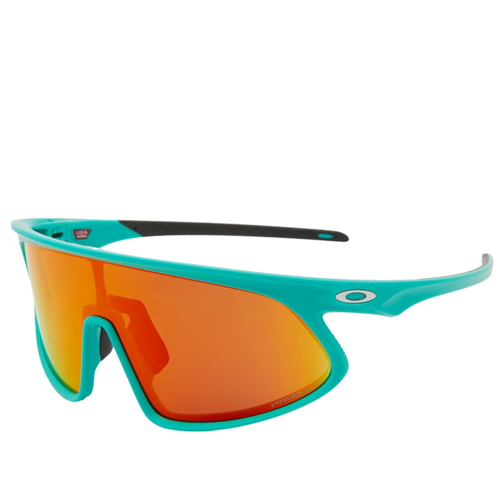 Photo: Oakley RSLV Sunglasses in Matte Celeste/Prizm Ruby 