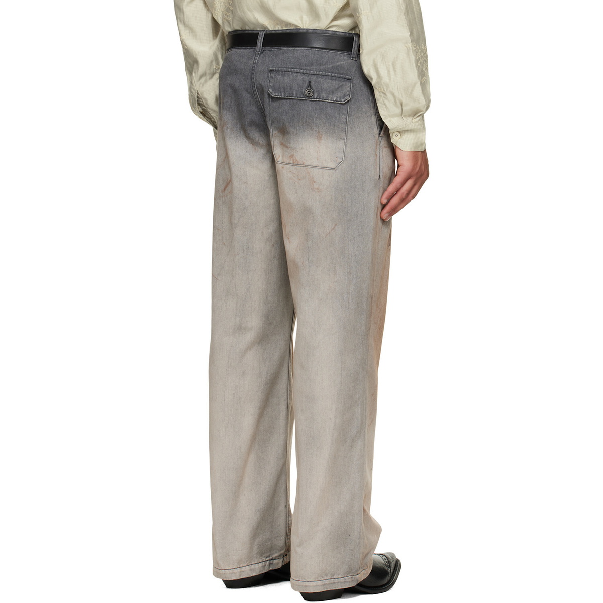 OUR LEGACY Gray Rig Chino Jeans