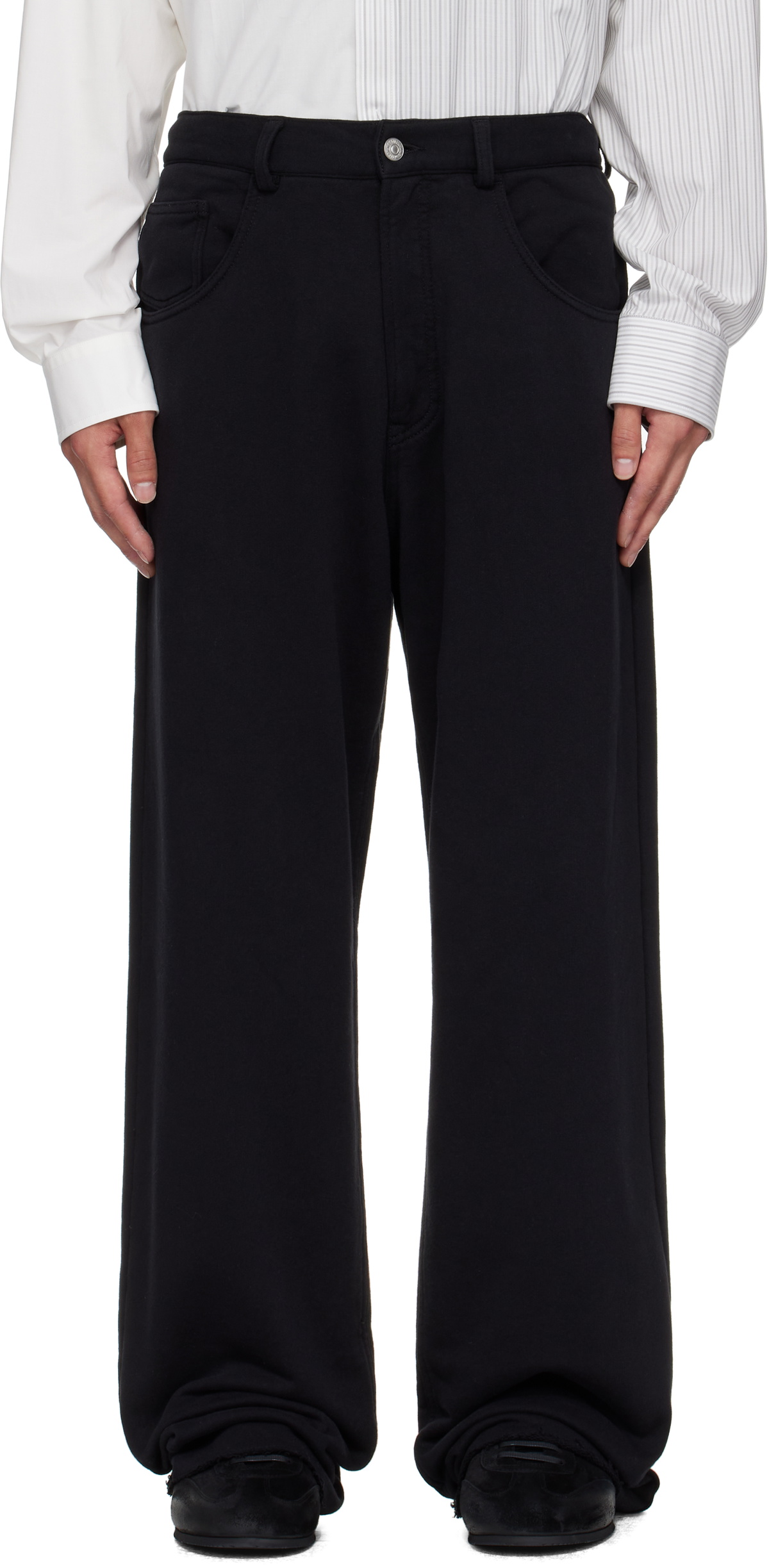 【関税＆送料込み】Mm6 Maison Margiela Black Cotton Pants MM6 Maison Margiela Black Cotton Pants | italist