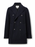 Oliver Spencer - Albion Double-Breasted Felt Coat - Blue